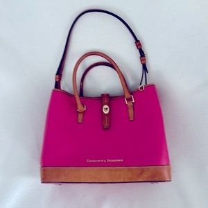Dooney & Bourke Perry Satchel Fuchsia